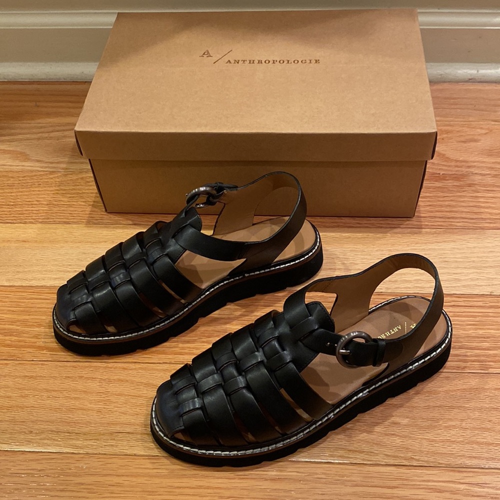 Anthropologie Fisherman sandals.